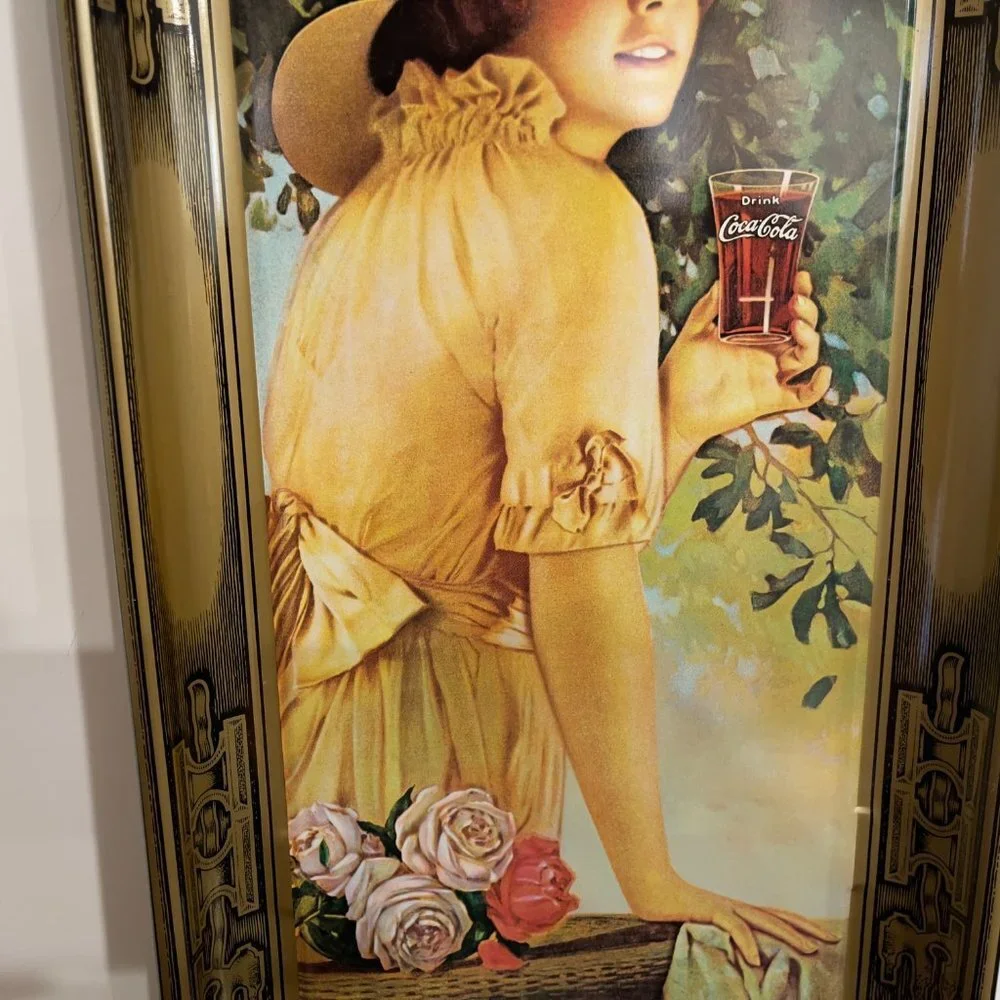 Vintage Coca Cola Metal Advertising Tray